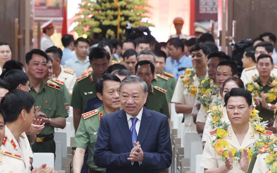 Tổng Bí thư Tô Lâm gặp mặt điển hình tiên tiến dự Đại hội thi đua "Vì An ninh Tổ quốc" lần thứ 9