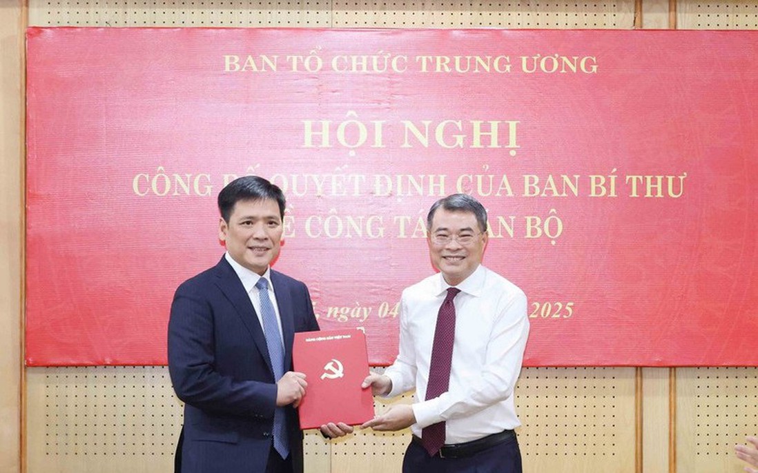 Vụ trưởng Vụ Tổ chức - Điều lệ giữ chức Phó Trưởng Ban Tổ chức Trung ương