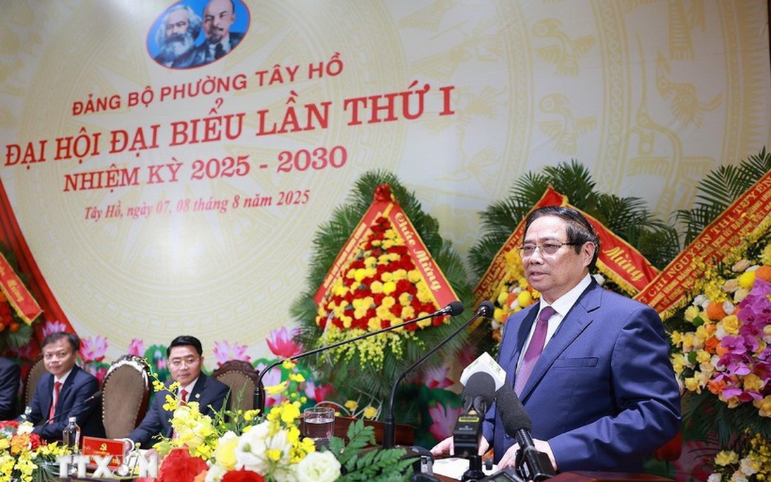 Thủ tướng: Xây dựng phường Tây Hồ kiểu mẫu, đi đầu trên tất cả các lĩnh vực