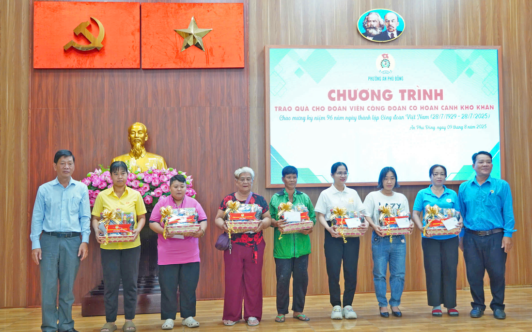 TPHCM: Công đoàn phường An Phú Đông đẩy mạnh chăm lo người lao động