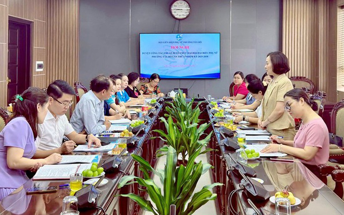 Hội LHPN phường Tây Hồ: Sẵn sàng cho Đại hội phụ nữ điểm của Hà Nội
