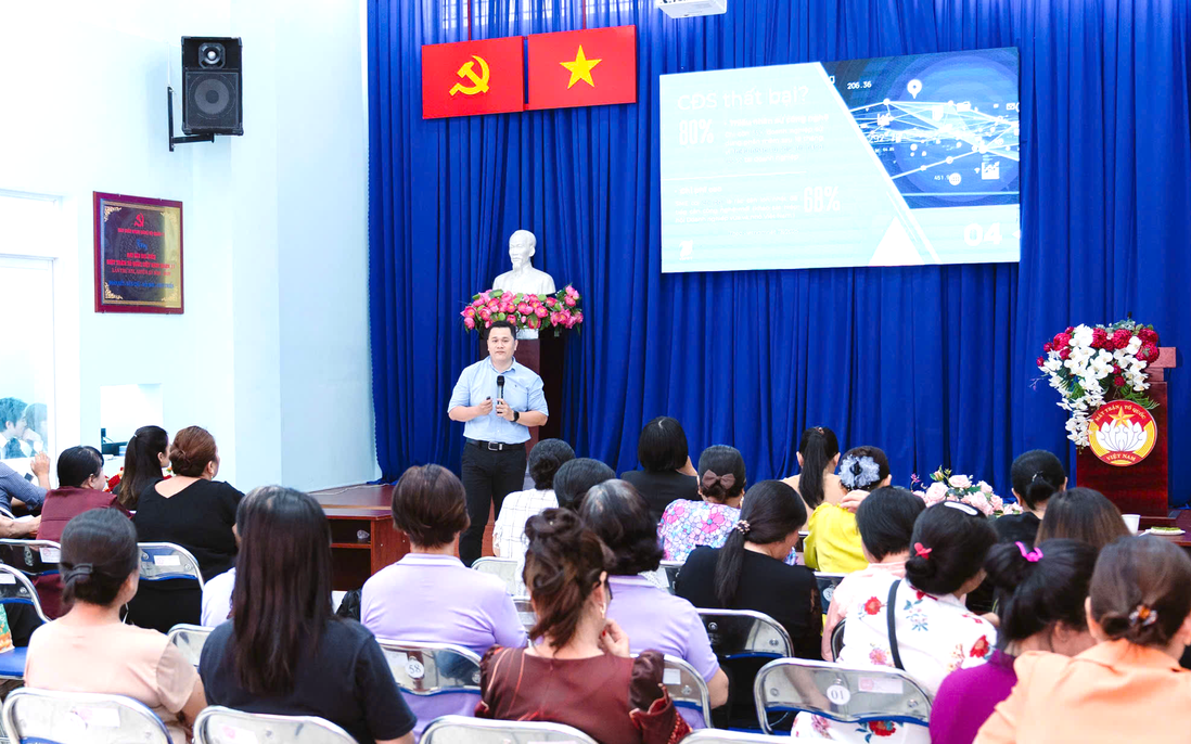 Giúp phụ nữ Bình Thới nâng cao hiệu quả khởi nghiệp bằng AI