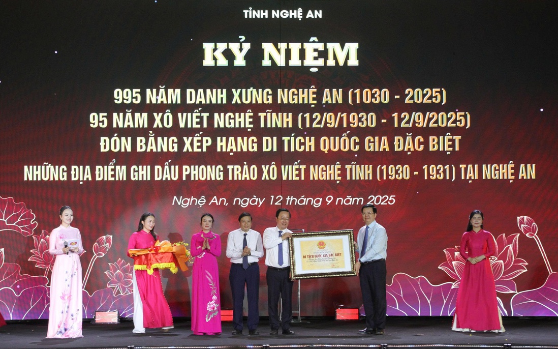 Kỷ niệm 995 năm danh xưng Nghệ An và 95 năm Xô viết Nghệ Tĩnh