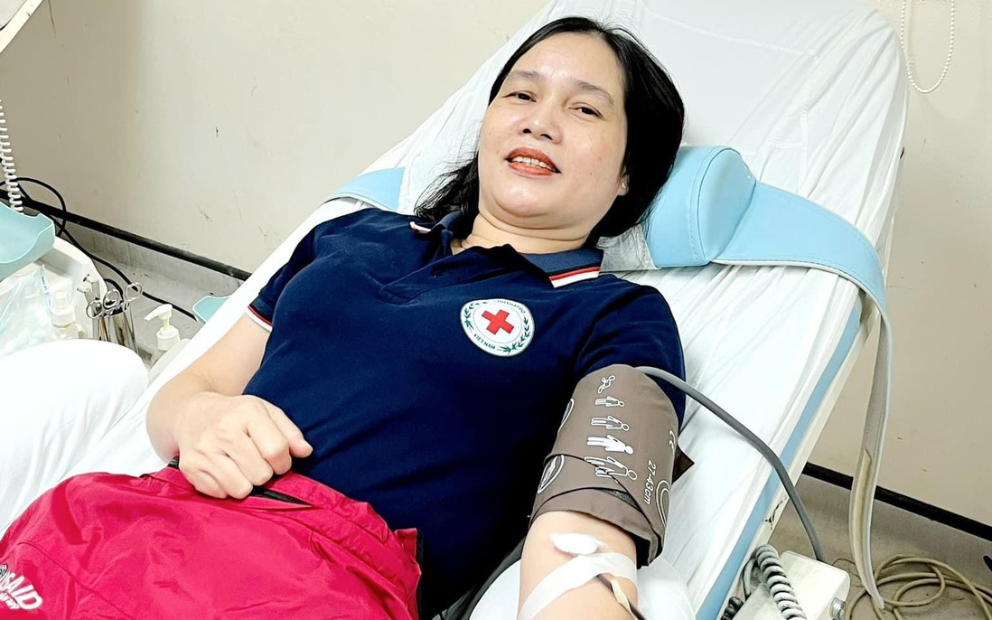 Chủ tịch Hội LHPN phường 115 lần hiến máu cứu người