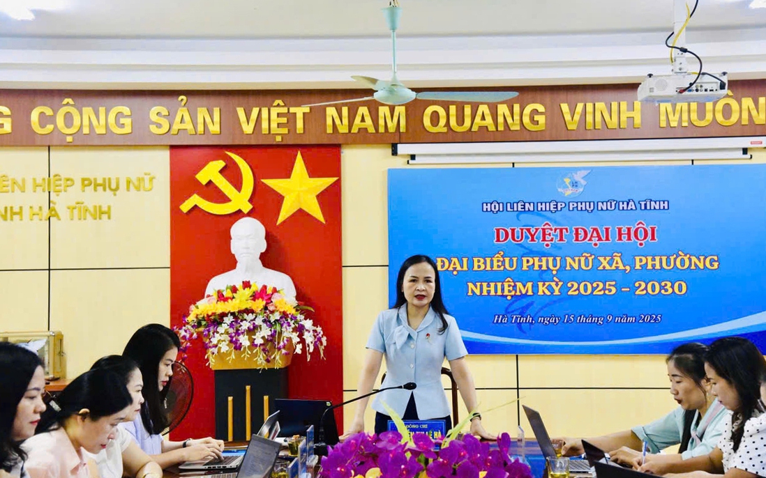Hà Tĩnh: Duyệt Đại hội đại biểu phụ nữ xã, phường nhiệm kỳ 2025 - 2030