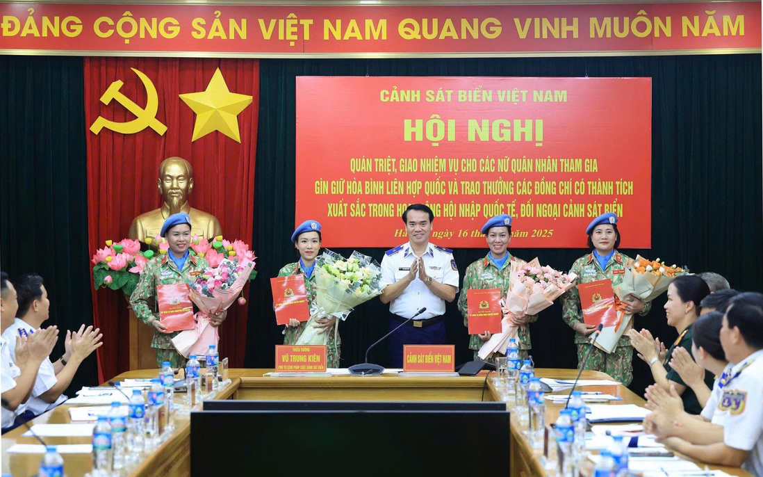 Lần đầu tiên nữ quân nhân Cảnh sát biển Việt Nam tham gia gìn giữ hoà bình Liên hợp quốc