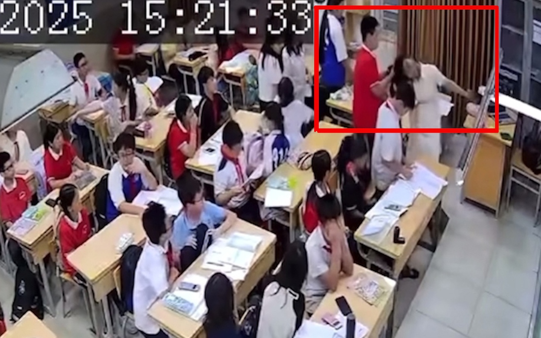 Hà Nội: Cô giáo bị học sinh lớp 7 giật tóc, đẩy ngã ngay trong lớp