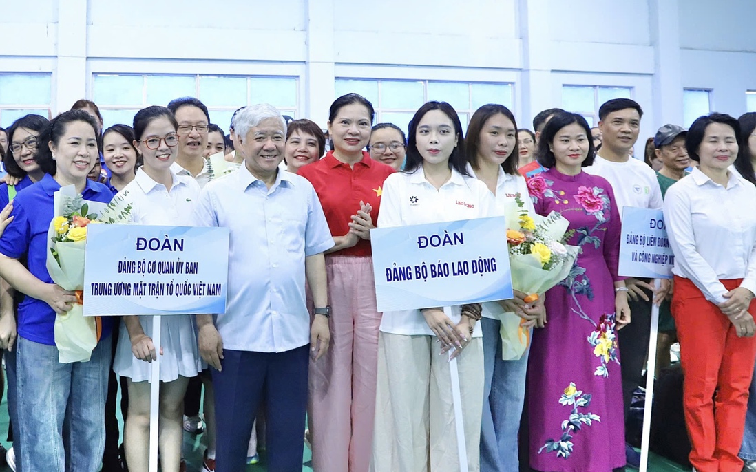 Hội thao chào mừng Đại hội Đảng bộ Mặt trận Tổ quốc, các đoàn thể Trung ương lần thứ I