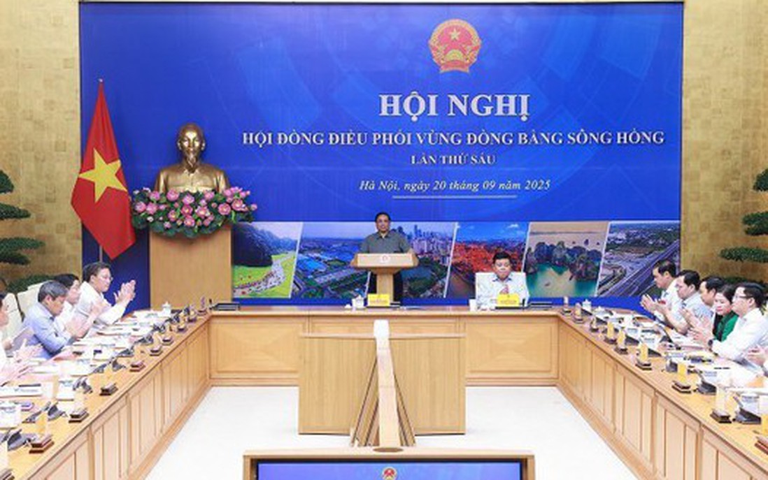 Thủ tướng chủ trì Hội nghị Hội đồng điều phối vùng Đồng bằng sông Hồng