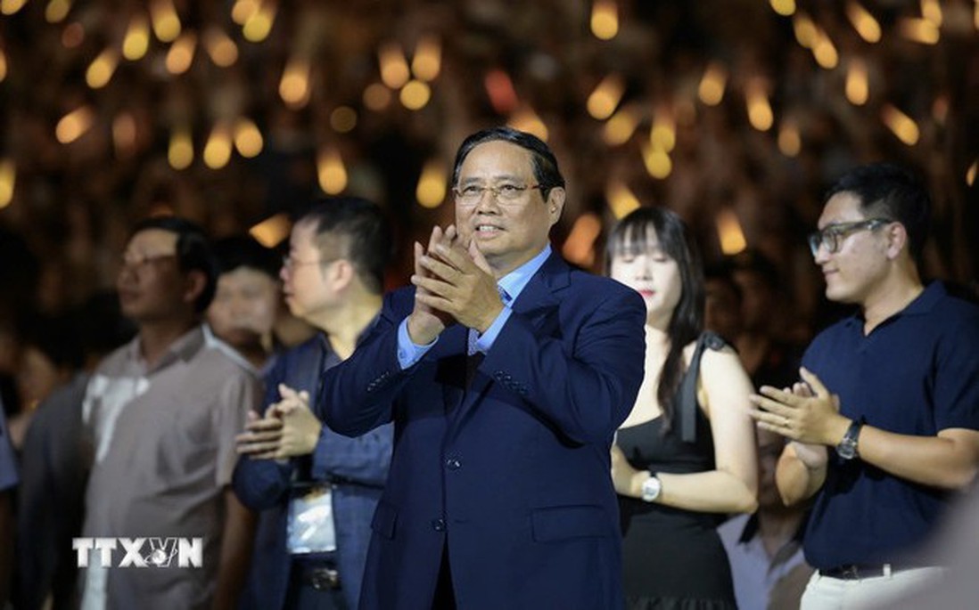 Thủ tướng Phạm Minh Chính dự đại nhạc hội "V Fest - Vietnam Today"
