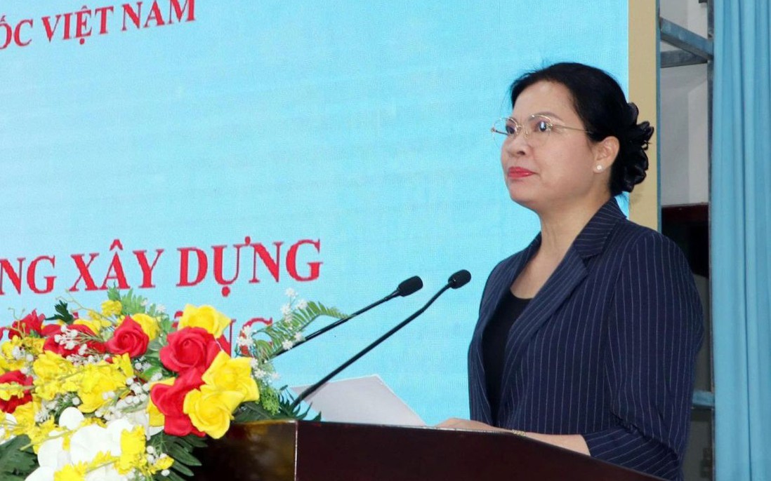 Phó Chủ tịch UBTƯ MTTQ Việt Nam Hà Thị Nga dự Hội nghị tập huấn về xây dựng nông thôn mới và giảm nghèo bền vững khu vực phía Nam