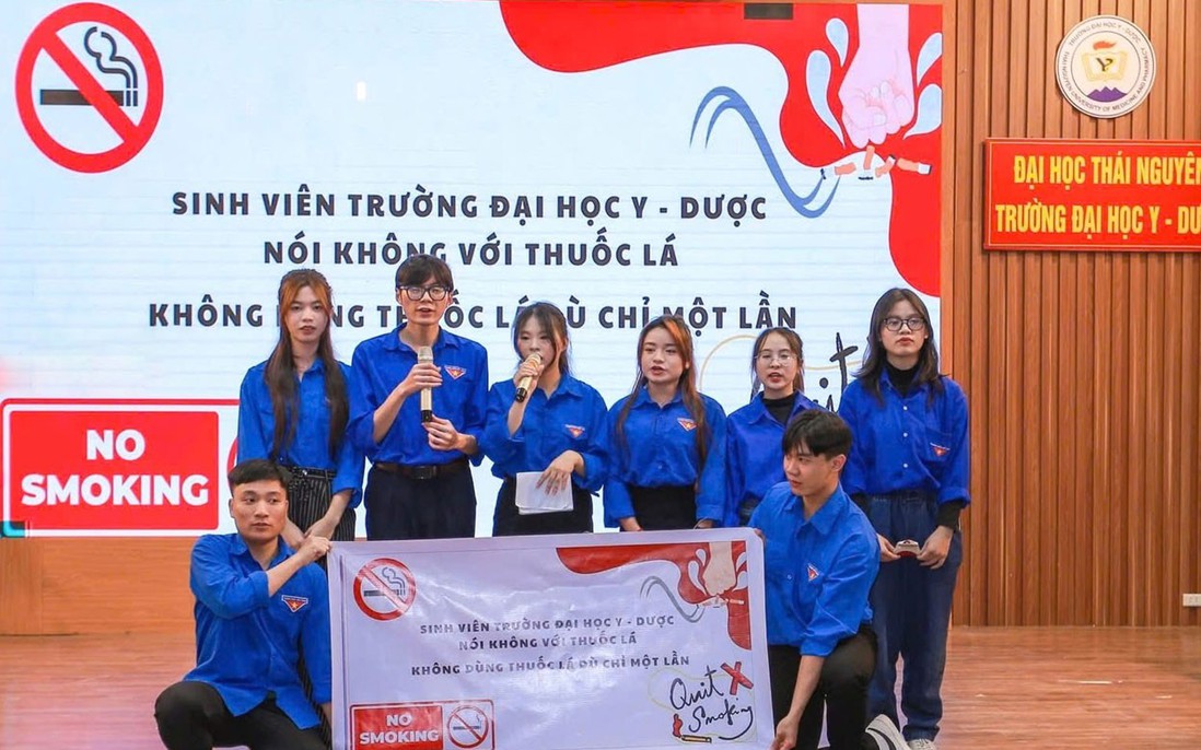Giảng đường không khói thuốc kiến tạo lối sống lành mạnh cho sinh viên