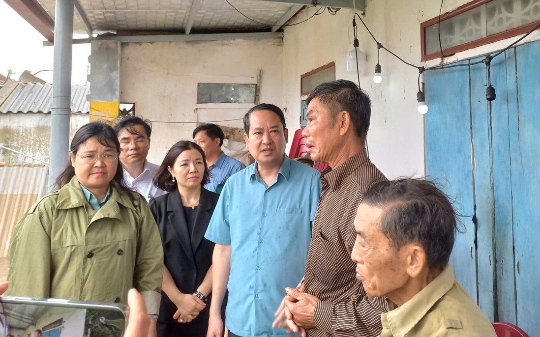 Ninh Bình: Kịp thời thăm hỏi, động viên gia đình có người thiệt mạng do bão số 10
