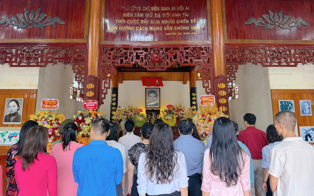 Nghệ An: Tưởng niệm 115 năm Ngày sinh nữ chiến sĩ cách mạng Nguyễn Thị Minh Khai