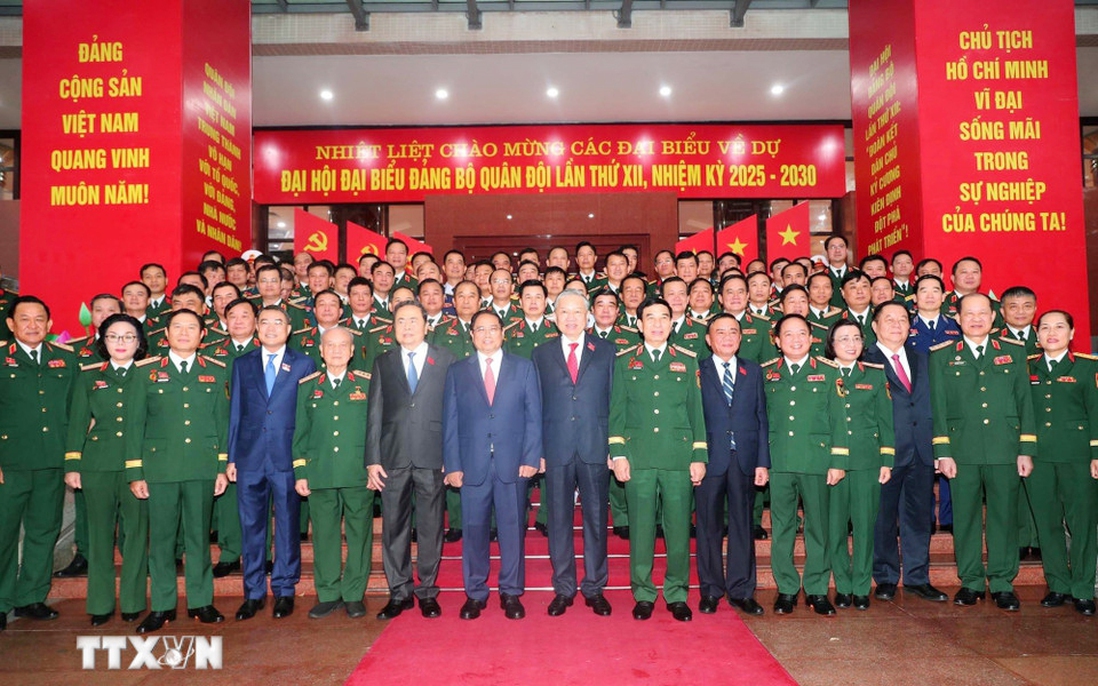 Lãnh đạo Đảng, Nhà nước dự Đại hội đại biểu Đảng bộ Quân đội lần thứ XII