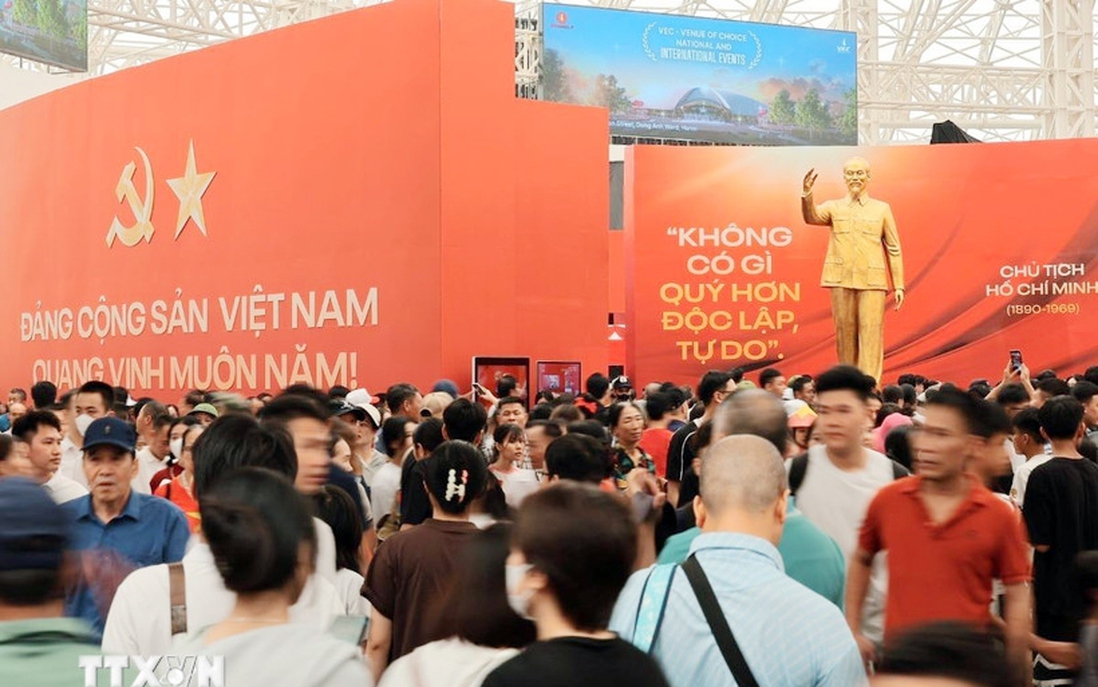 Triển lãm thành tựu đất nước thu hút 6,5 triệu lượt khách tham quan