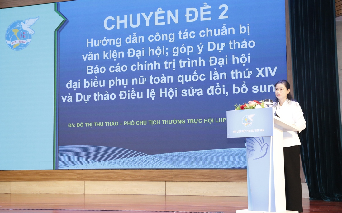 Hướng dẫn chuẩn bị văn kiện Đại hội phụ nữ toàn quốc XIV và Dự thảo Điều lệ Hội sửa đổi, bổ sung