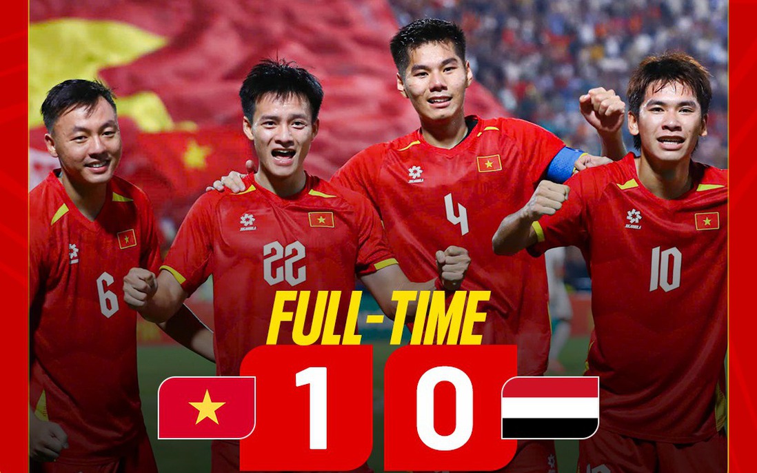 Đội tuyển U23 Việt Nam giành vé tham dự Vòng chung kết U23 châu Á 2026
