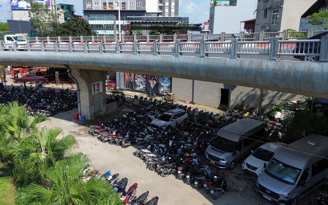 Cầu Vĩnh Tuy vẫn đảm bảo khai thác sau vụ cháy bãi xe