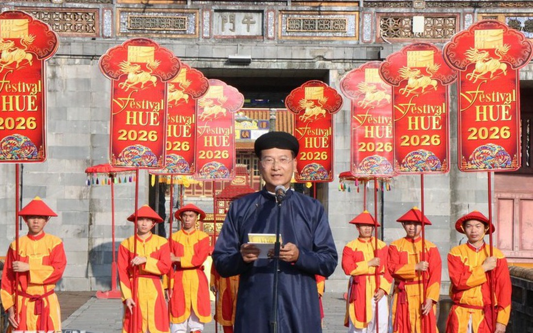 Công bố Festival Huế 2026 và tái hiện Lễ Ban sóc triều Nguyễn