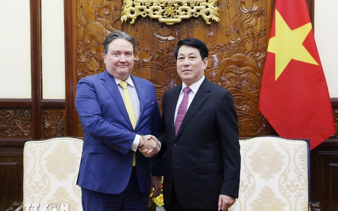 Chủ tịch nước Lương Cường tiếp Đại sứ Hoa Kỳ tại Việt Nam đến chào từ biệt