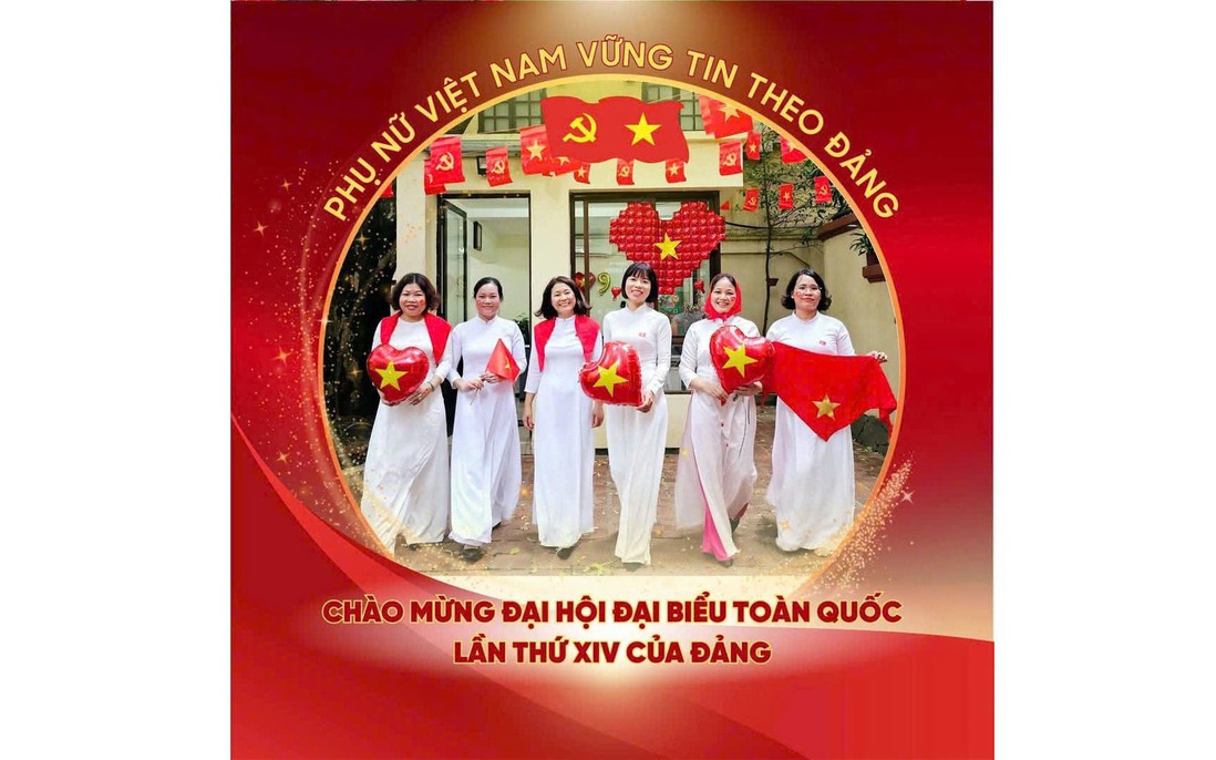 Cán bộ, hội viên phụ nữ cả nước đồng loạt đổi ảnh đại diện chào mừng Đại hội Đảng XIV