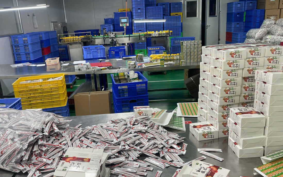 Triệt phá đường dây sản xuất thực phẩm chức năng giả, doanh thu gần 1.800 tỷ đồng