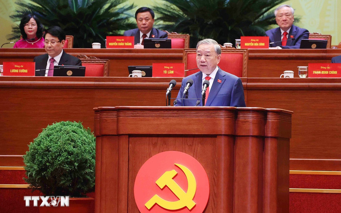 Toàn văn Báo cáo của Ban Chấp hành Trung ương Đảng khóa XIII về các văn kiện trình Đại hội XIV của Đảng