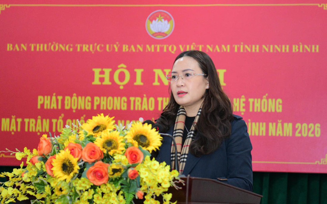 Ninh Bình phát động phong trào thi đua trong hệ thống MTTQ các cấp năm 2026