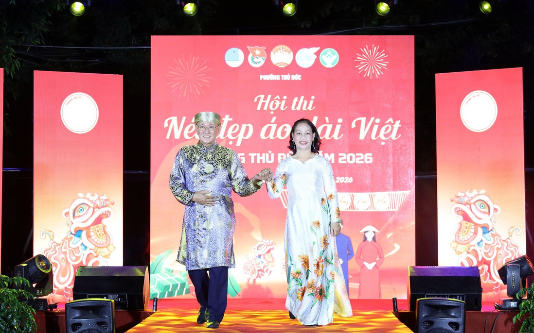 TPHCM: Ấn tượng Hội thi “Nét đẹp áo dài Việt Nam” phường Thủ Đức