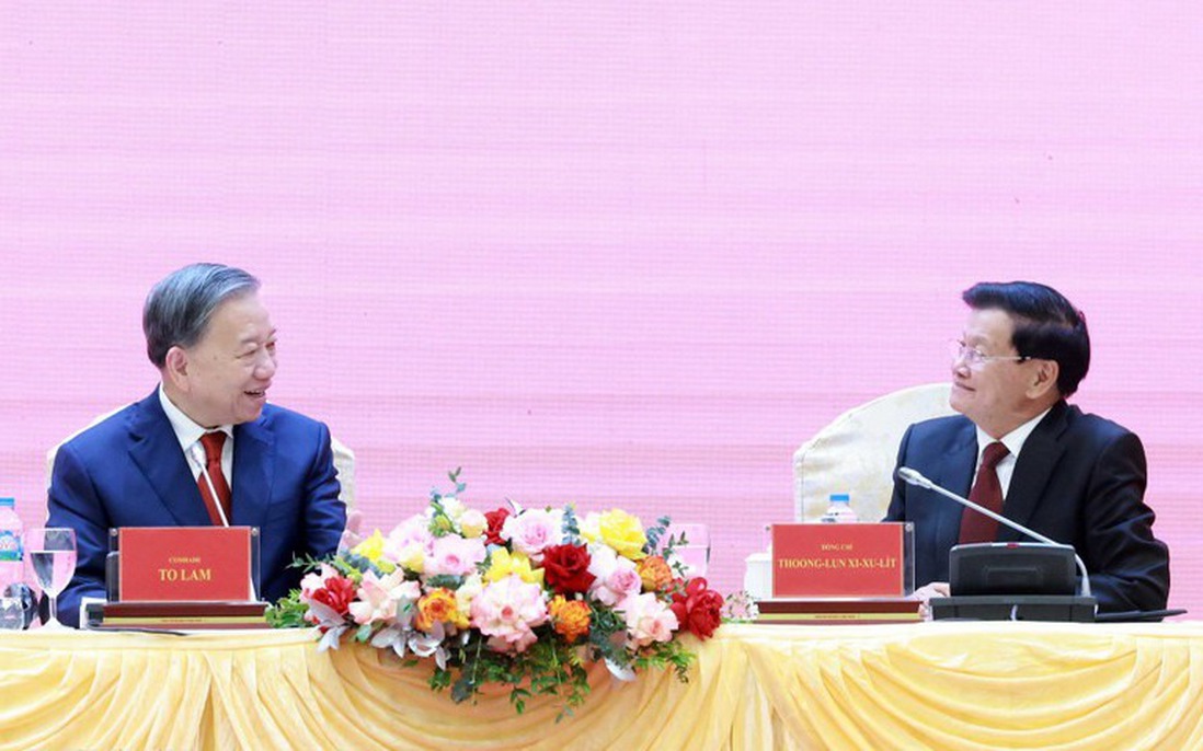 Tổng Bí thư, Chủ tịch nước Lào thông tin về kết quả Đại hội XII Đảng Nhân dân Cách mạng Lào