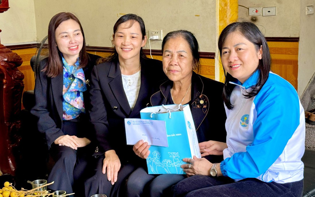 Hội LHPN Bắc Ninh: Gần 3.000 suất quà Tết tặng phụ nữ, trẻ em có hoàn cảnh khó khăn