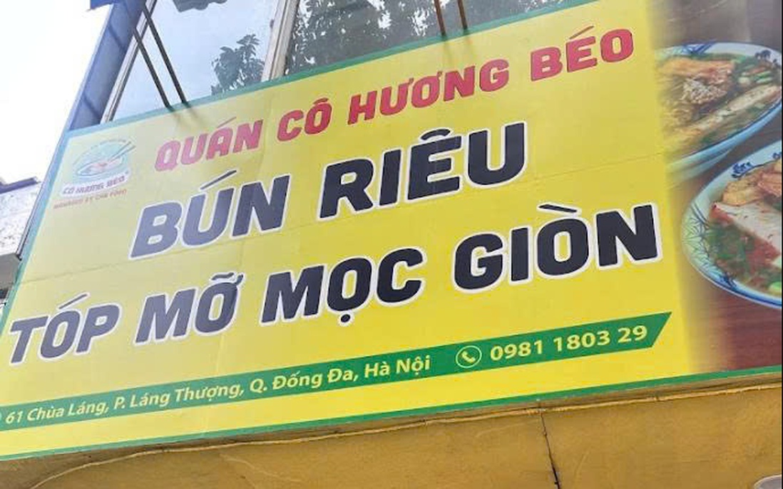 Bún riêu cô Hương béo, trà sữa La Boong, phở Hào, Cơm đốt thố Lão Đại I vi phạm an toàn thực phẩm