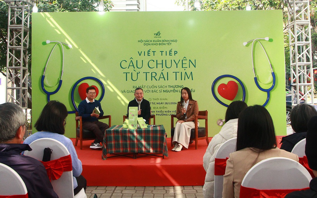 Bác sĩ Nguyễn Lân Hiếu ra mắt sách "Thương - Viết tiếp câu chuyện từ trái tim"
