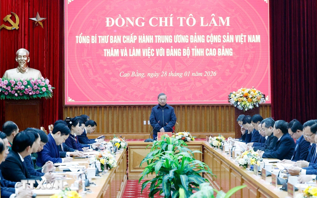 Tổng Bí thư: Cao Bằng biến lợi thế đặc thù thành động lực phát triển thực chất