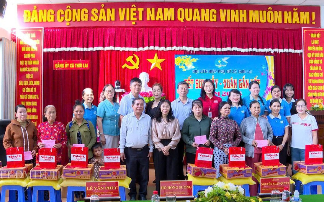 Hội LHPN Cần Thơ: Sôi nổi các hoạt động an sinh xã hội dịp Tết Bính Ngọ 2026