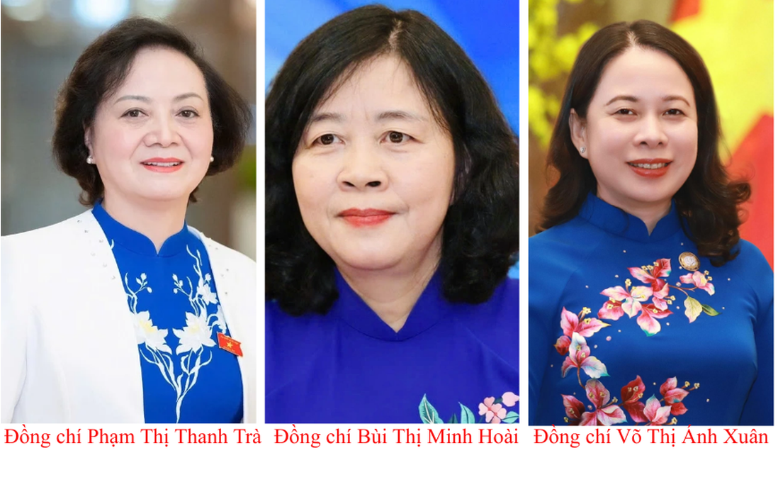 Tiểu sử 3 nữ Bí thư Trung ương Đảng khóa XIV