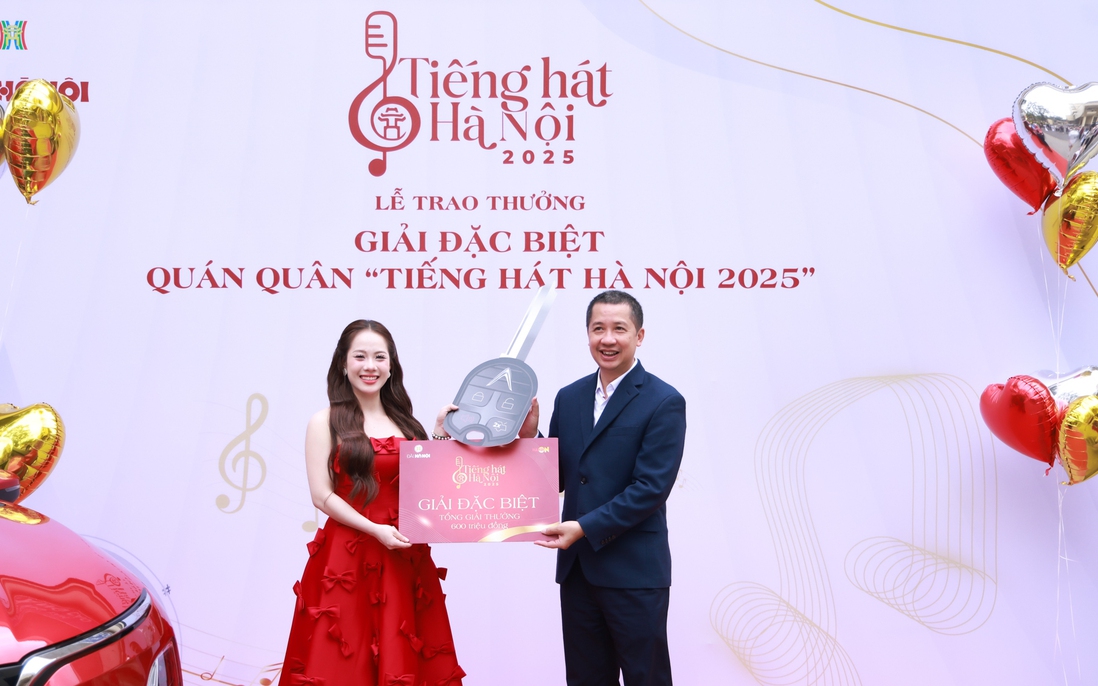 Trao giải Đặc biệt cho Quán quân “Tiếng hát Hà Nội 2025”