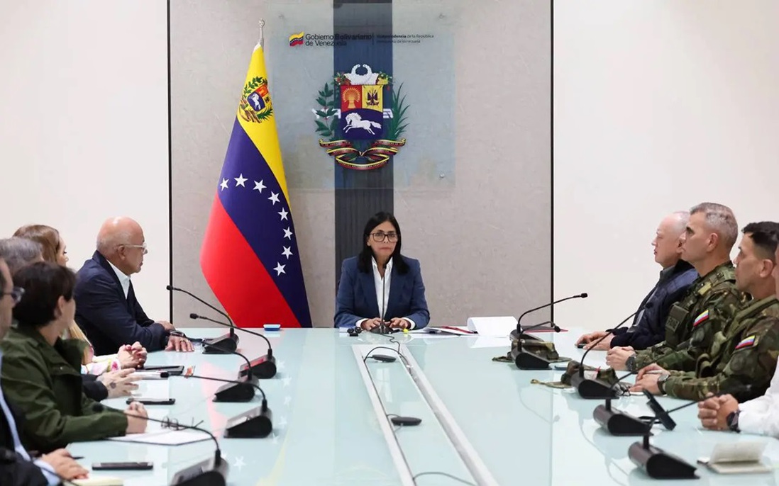 Chân dung nữ Tổng thống lâm thời Venezuela