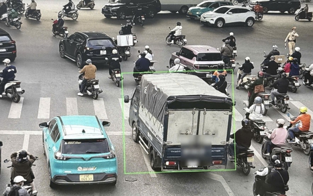Danh sách chi tiết 342 phương tiện bị phạt nguội qua camera AI ở Hà Nội