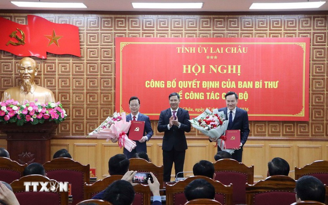 Lai Châu có 2 tân Phó Bí thư Tỉnh ủy
