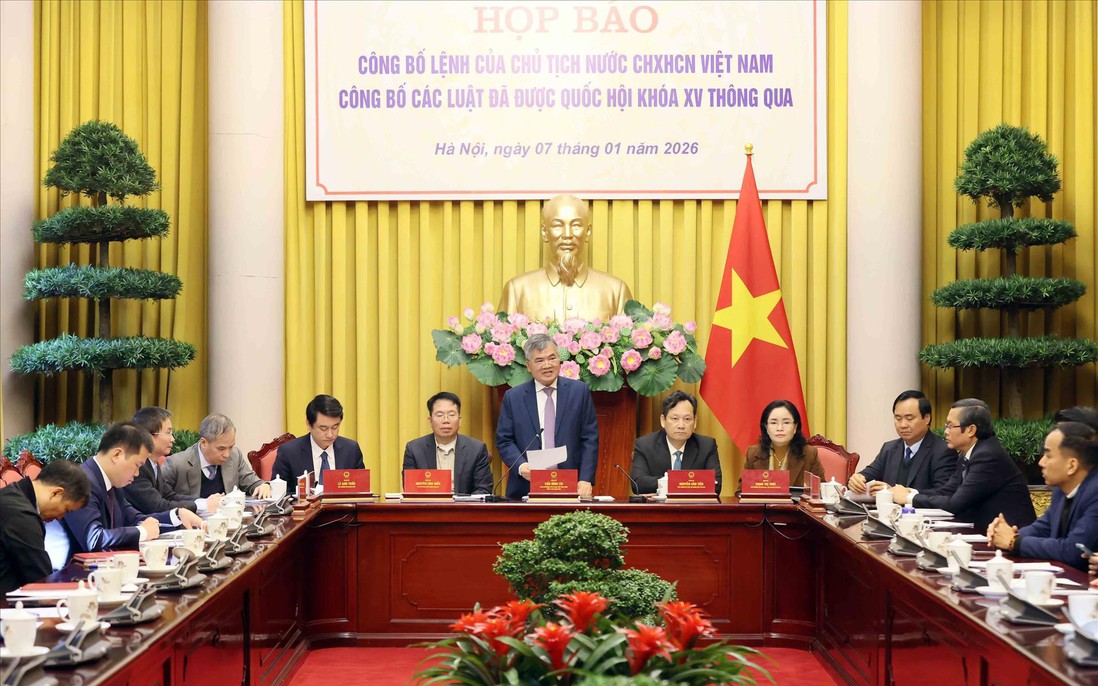 Công bố Lệnh của Chủ tịch nước về 12 luật: Mở rộng không gian hoạt động của báo chí