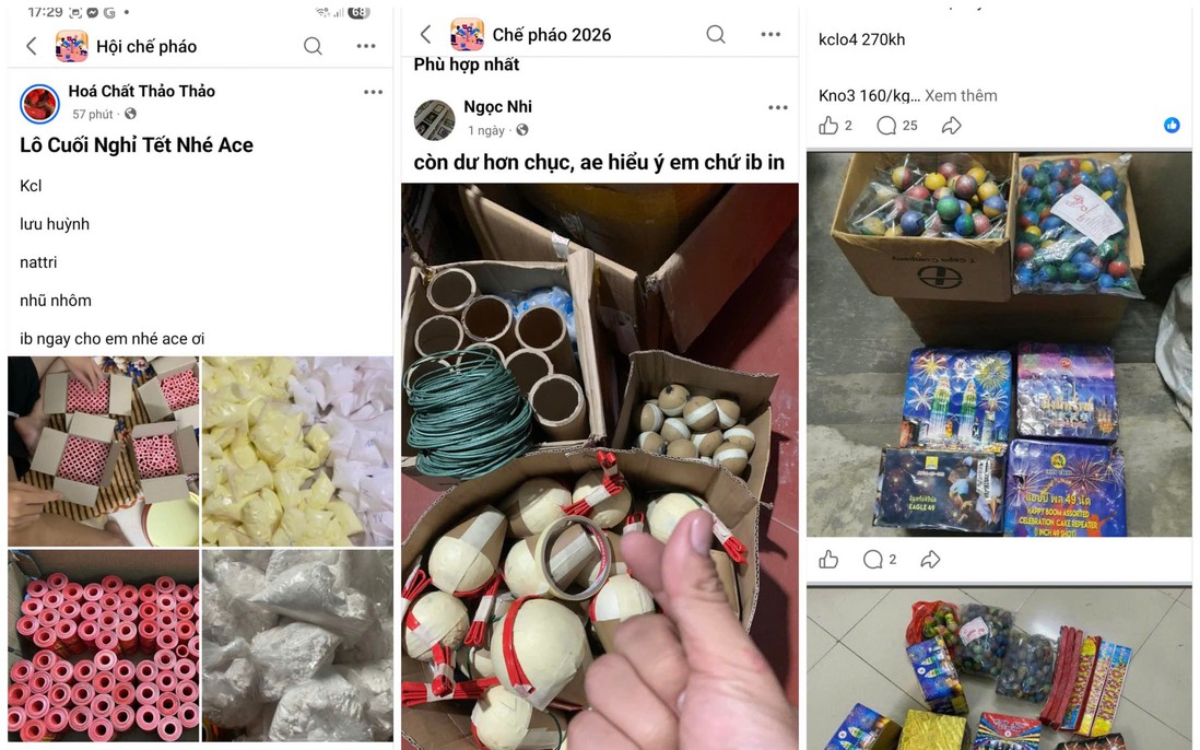 Thâm nhập "chợ ngầm" hóa chất trên mạng xã hội