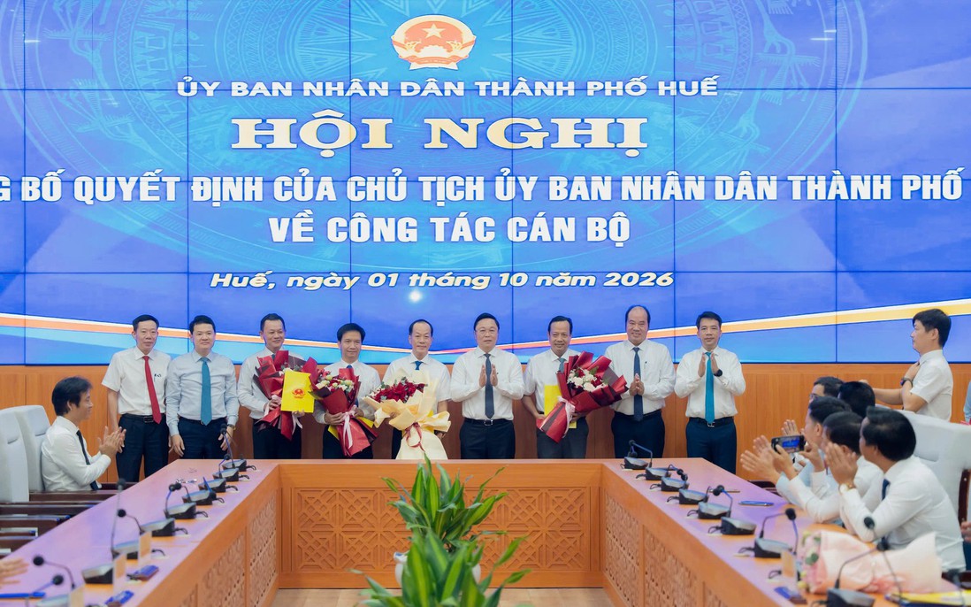 TP Huế: Điều động, bổ nhiệm nhiều cán bộ chủ chốt tại Sở, ban quản lý dự án