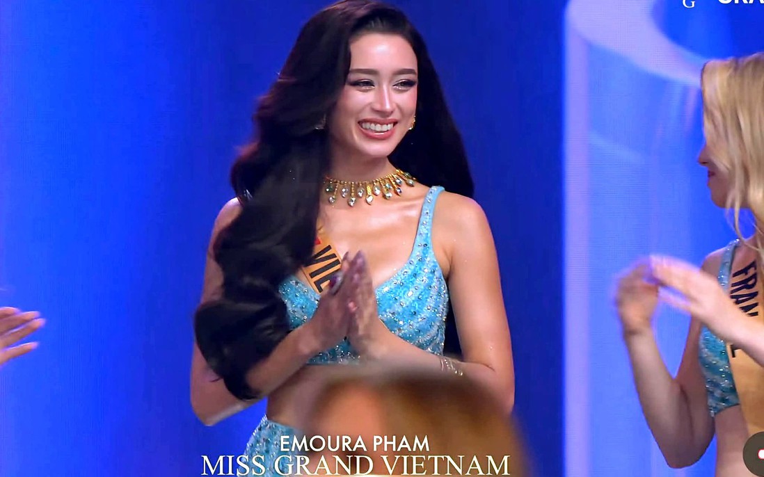 Không cần thắng vote, Emoura Phạm vào Top 11 Miss Grand International 2026