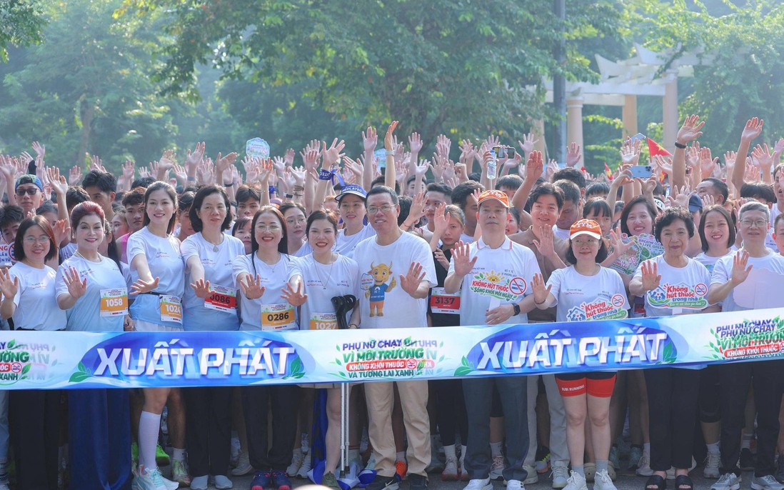 Tưng bừng khai mạc Giải "Phụ nữ chạy vì môi trường không khói thuốc và tương lai xanh" 2026