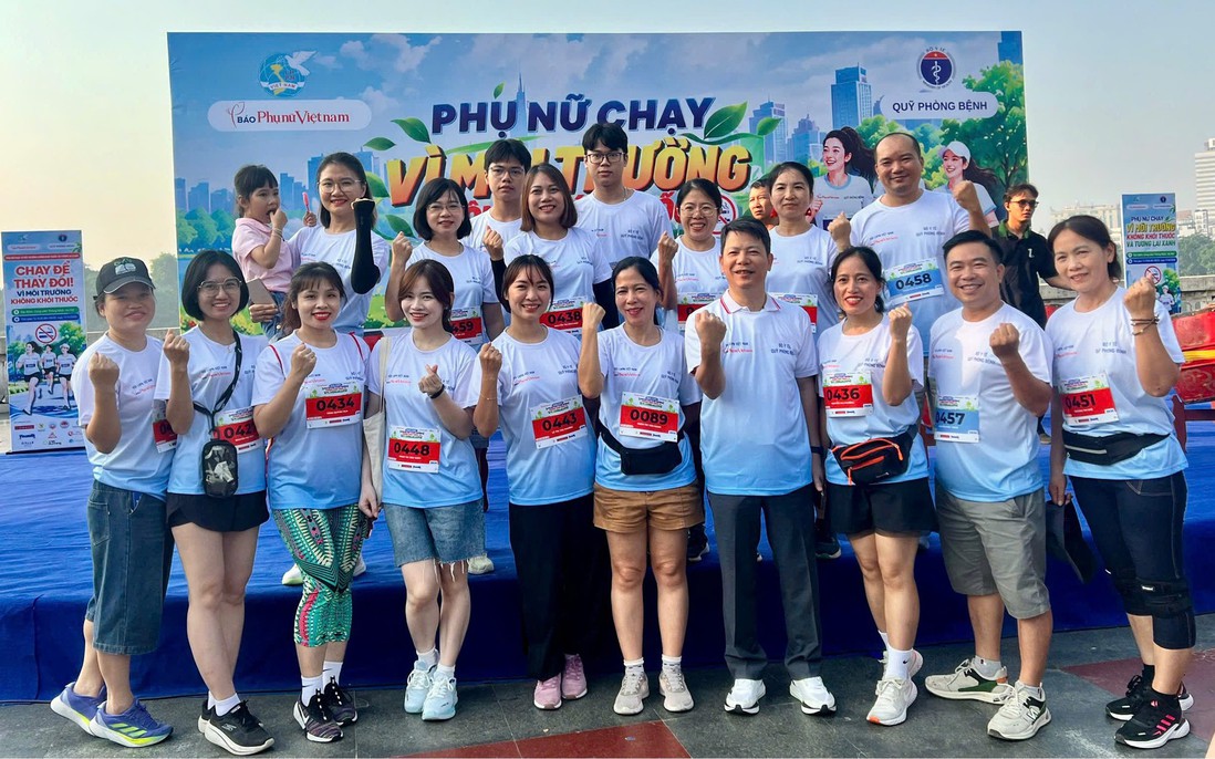 Học viện Phụ nữ Việt Nam: Tiếp nối bước chạy bằng quyết tâm xây dựng môi trường không khói thuốc