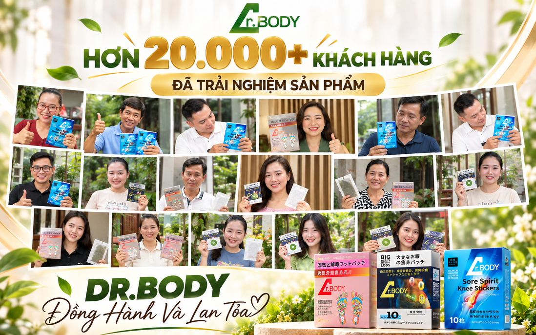 Dr.Body - Thương hiệu phát triển giải pháp 'dưỡng thân tâm" tại nhà