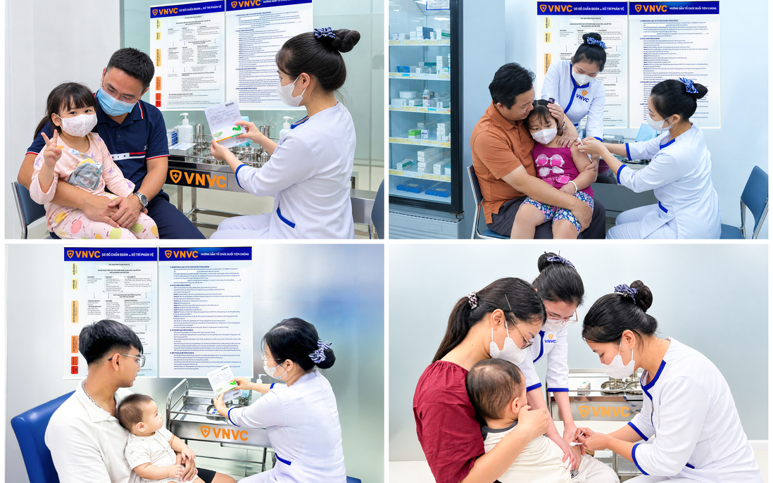 VNVC nỗ lực tiêm hơn 100.000 liều vắc xin phòng bệnh tay chân miệng cho trẻ sau nửa tháng