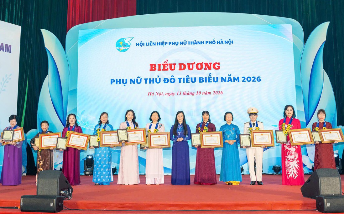 Hà Nội vinh danh 10 Phụ nữ Thủ đô tiêu biểu năm 2026